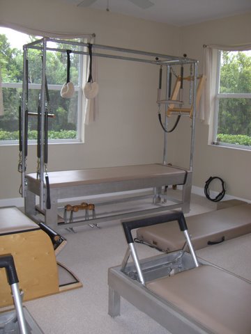 The Cadillac Pilates certified equipment